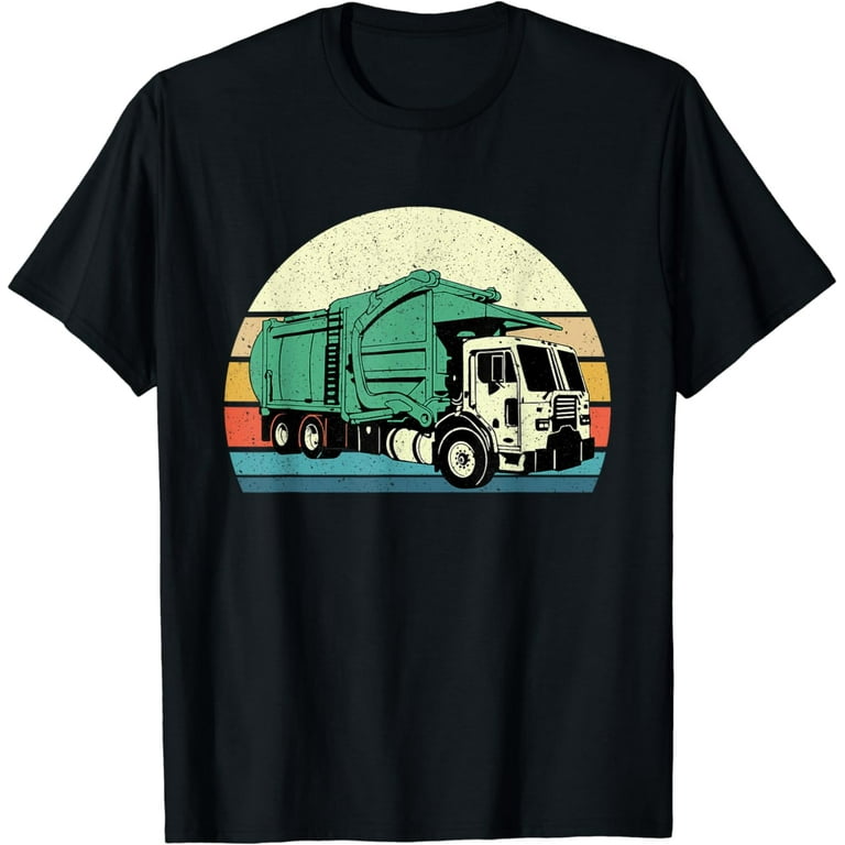 Vintage Style Garbage Truck Tshirt Vintage Style Garbage Truck Tshirt