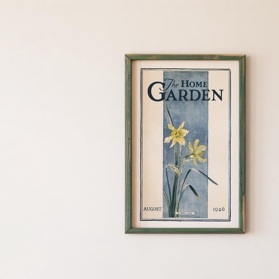 Retro Garden Art Flower Print Vintage Garden Poster Kitchen Wall Art Nature Home Decor Kitchen Decor Flowers Gift For Friend Wall Art, Modern Wall Decor, 8x12 UNFRAMED