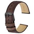 thumbnail image 1 of Retro Genuine Leather Watch Straps,22mm Replacement Watch Band with Stainless Steel Buckle, 1 of 7