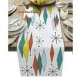 thumbnail image 1 of Retro Geometric European Medieval Rhombus Table Runner Home Wedding Table Mat Centerpieces Decoration Dining Long Tablecloth, 1 of 6