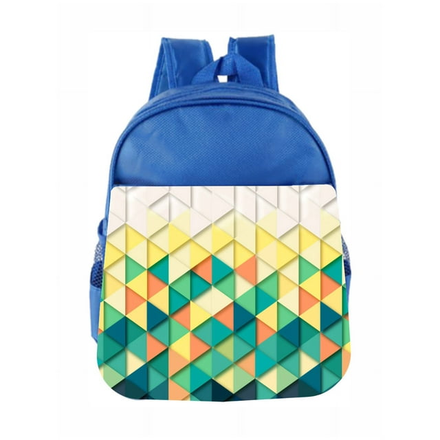 Retro Geometric Kids Backpack Toddler