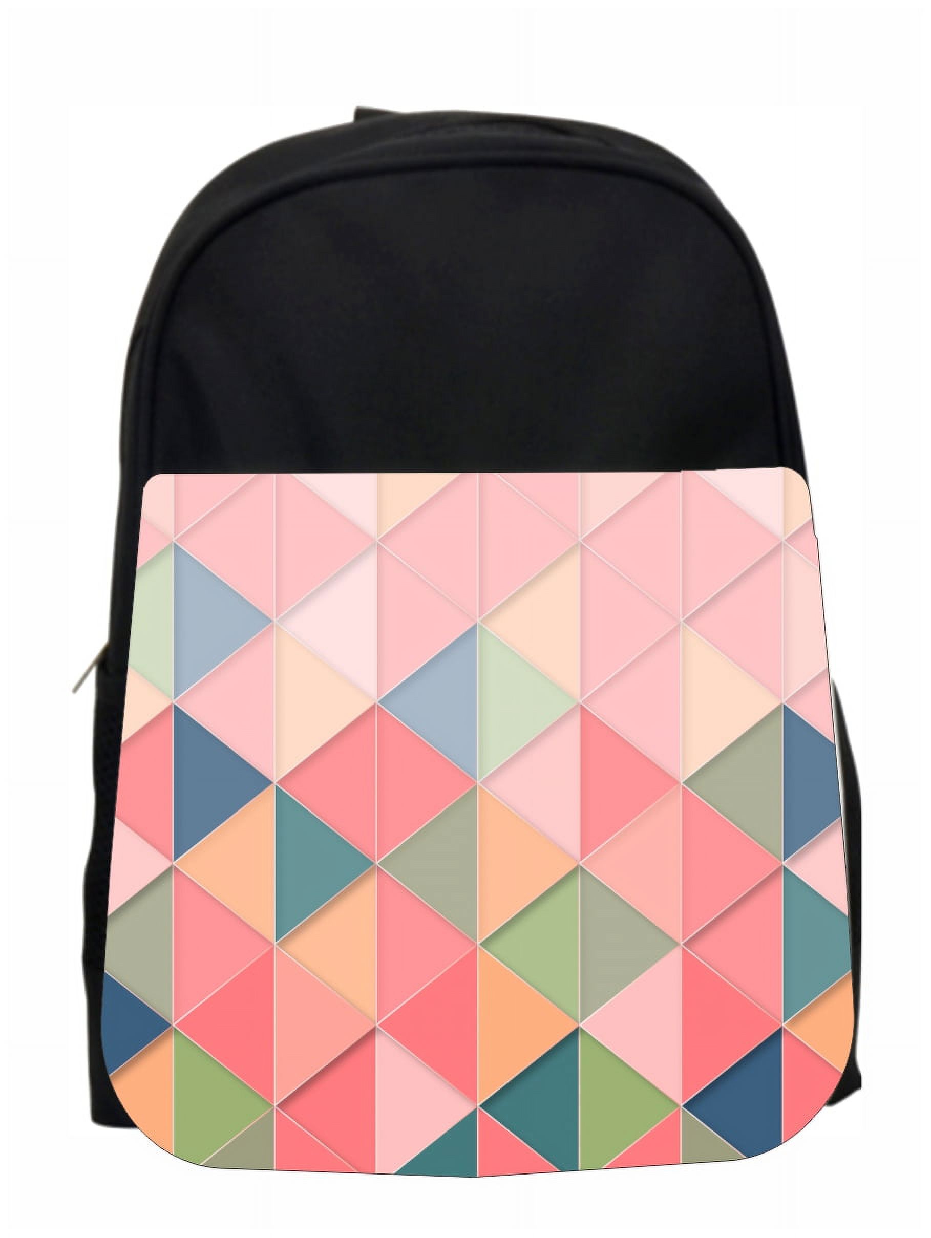 Retro Geometric Kids Pre-School Backpack - image 1 of 2