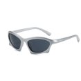 thumbnail image 1 of Retro Geometric Sunglasses: Trendy Street Style UV400 Protection for Sports, Fashion, Travel, and Driving, 1 of 4
