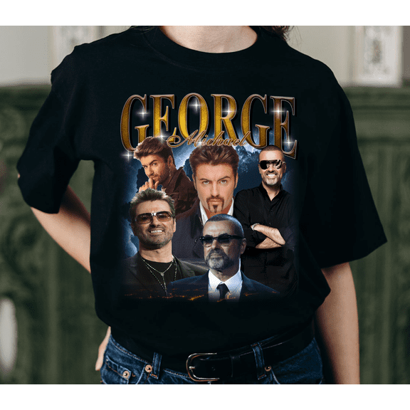 Retro George Michael Shirt-Careless Whisper Tshirt,George Michael Sweatshirt,George Michael T Shirt,George Michael Tshirt,George Michael Tee