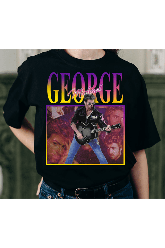 Retro George Michael Shirt-Careless Whisper Tshirt,George Michael Sweatshirt,George Michael T Shirt,George Michael Tshirt,George Michael Tee