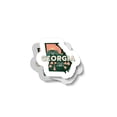 thumbnail image 1 of Retro Georgia Waterproof Sticker, 1 of 1