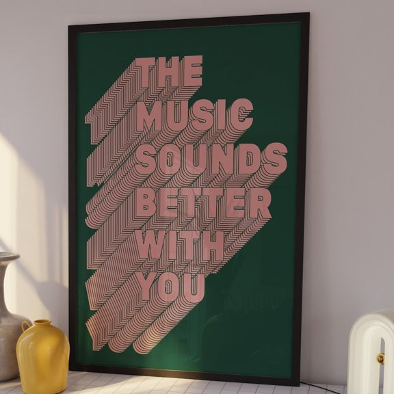 Retro Get Up Dust Off Yell Start Again Poster Bold Motivation Inspirational Newspaper Typography