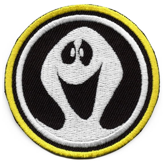 Retro Ghost Hunting Patch Badge Logo Embroidered Iron On