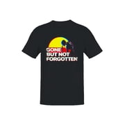 Retro Glitch Sunset Design Men's T-shirt