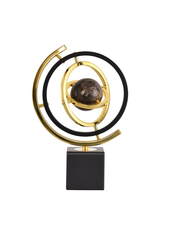 Retro Globe Ironwork Base Desktop Ornament Study And Office Decoration World Map Mini Globe For Home