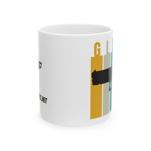 Retro Glock Ceramic Mug, 11oz
