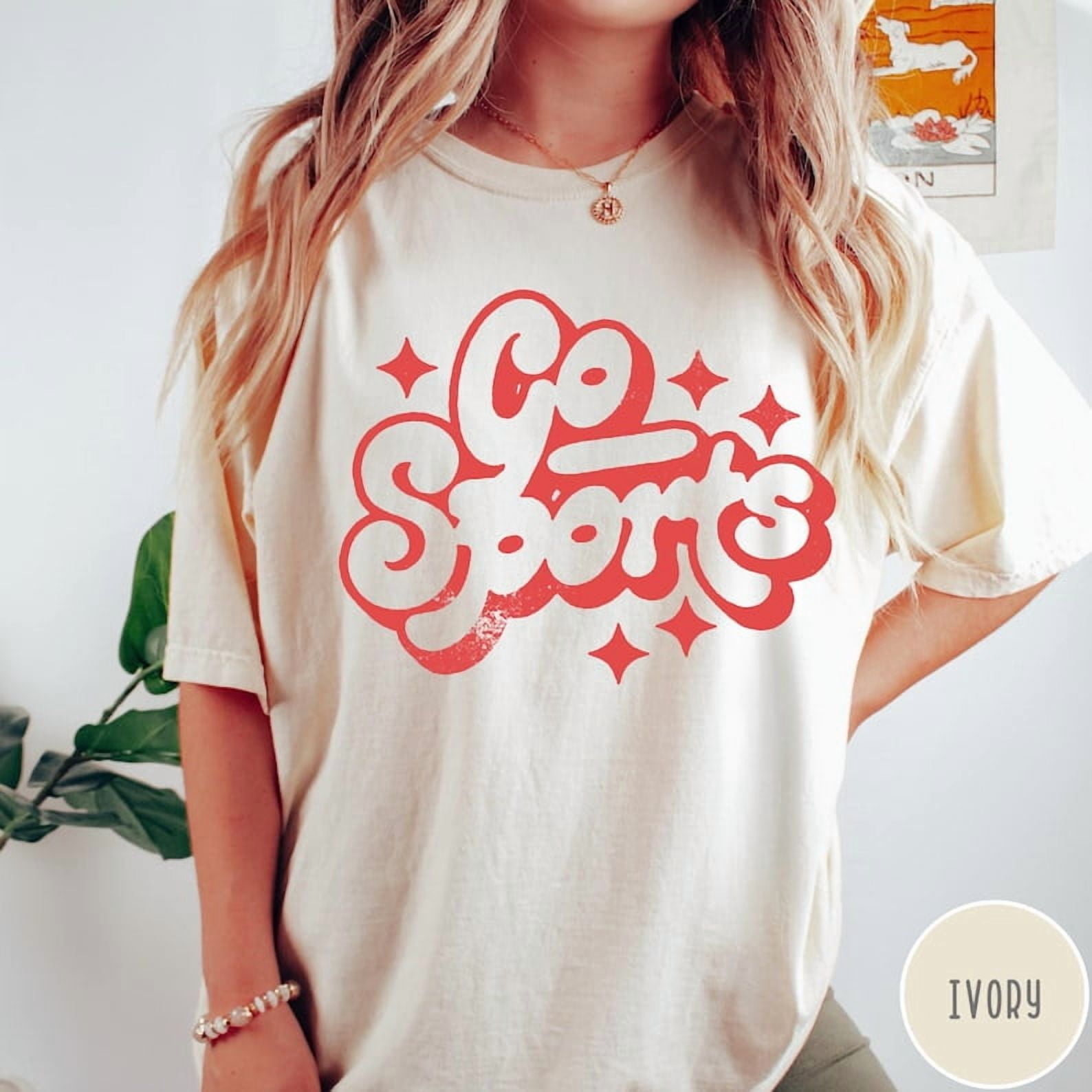 Vintage Sports Loose Fit Short Sleeve T-Shirt main image 1