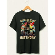 HOAIPAMMIE Retro Godzilla It's My Birthday T-Shirt, Kaiju Monster Tee, Japanese Art Graphic, Funny Party, Gift Idea, Unisex Anniversary Shirt