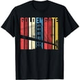 thumbnail image 1 of Retro Golden Gate Bridge San Francisco California Souvenir T-Shirt, 1 of 3