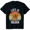 thumbnail image 1 of Retro Golden Retriever Funny Dog T-Shirt, 1 of 3