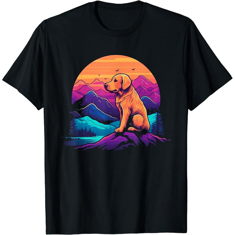 Golden Retriever T Shirt Men Women Kids Golden Retriever T Shirt Men Women Kids