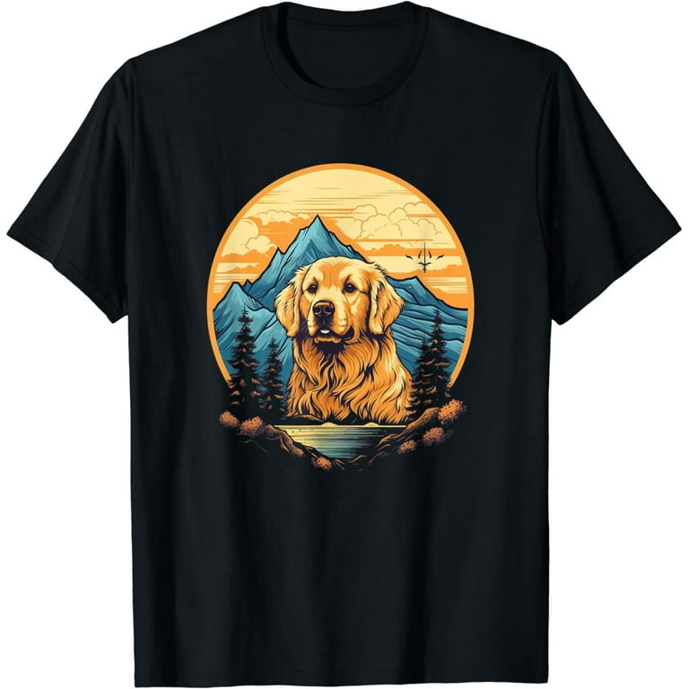 Golden Retriever T Shirt Men Women Kids Golden Retriever T Shirt Men Women Kids