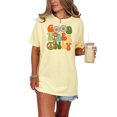 thumbnail image 1 of Retro Good Only T-Shirt, Fun Graphic Tee, Positive Message Shirt, Vintage Style Top, Happy Flower Design, Peace Sign Decor, Butter Comfort Colors T-Shirt, 3XL, 1 of 1