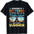 thumbnail image 1 of Retro Goodbye 5th Grade Hello Middle School Summer Vacation Student T-Shirt Funny Graduation Gift Tee, 1 of 6