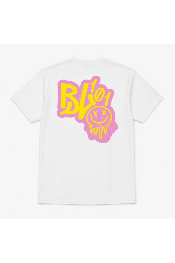 Retro Graffiti Graphic T-Shirt, Unisex Classic Fit Cotton Tee
