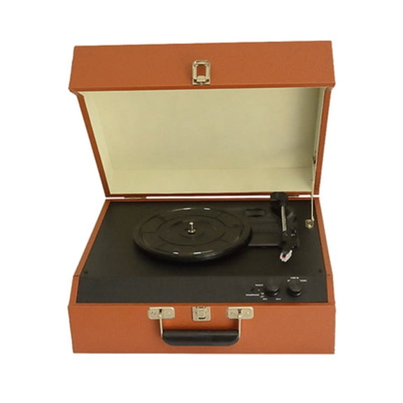 Retro Gramophone Portable Gramophone Vinyl Record Player Wooden Retro Creative Antique Bluetooth Audio Turntable Player