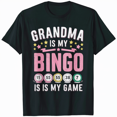 thumbnail image 1 of Retro Grandma's Bingo Night T-Shirt Men Women Unisex Funny Game Tee, 1 of 5