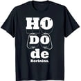 thumbnail image 1 of Retro Graphic Black T-Shirt with 'Ho do de Rorininns' Design Stylish & Unique, 1 of 5