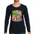 thumbnail image 1 of Retro Graphic Long Sleeve T-Shirt - Comic Book Style 'Father Figure' Design with Humorous Dad Theme, 1 of 5