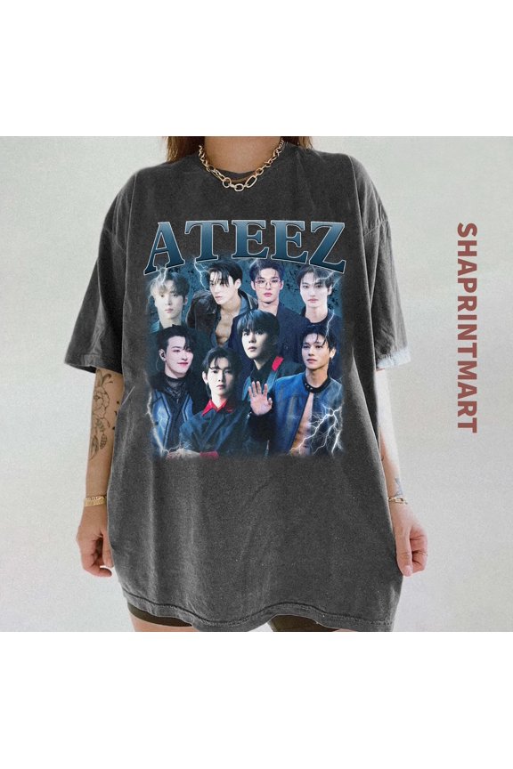 Retro Graphic T-Shirt | Comfort Colors, 90s Vintage Style with Lightning Effects