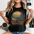 thumbnail image 1 of Retro Great Smoky Mountains National Park T-shirt, Nature Lover Apparel, Mountains Graphic Tee, Outdoor Adventure gift Hiking, 1 of 4