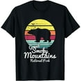 thumbnail image 1 of Retro Great Smoky Mountains National Park TN Bear T Shirt, 1 of 4