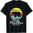 thumbnail image 1 of Retro Great Smoky Mountains National Park TN Bear T Shirt, 1 of 3