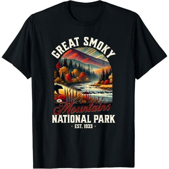 Retro Great Smoky Mountains National Park | Vintage USA T-Shirt