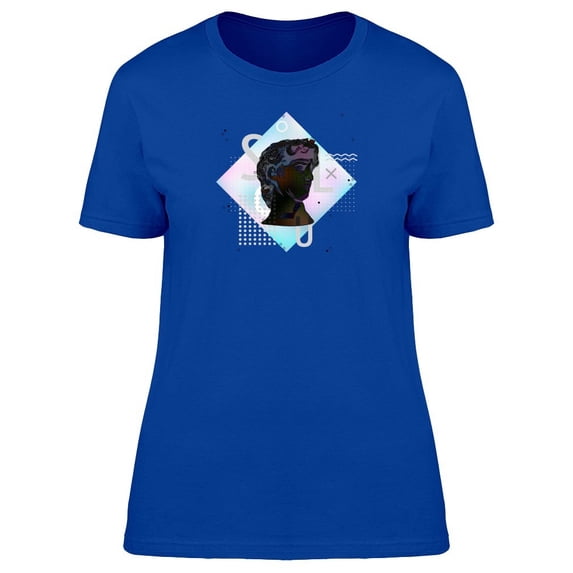 Retro Greek Man Head Sculpture Tee Men's -Image by Shutterstock