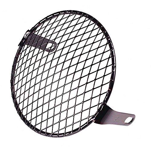 Retro Grill Diamond Side Mount Headlight Cover Mask Cafe Racer Old School Bobber