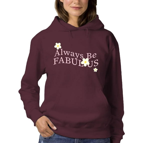 Retro Groovy Daisy Fabulous Hoodie Women -Image by Shutterstock, Female 3X-Large