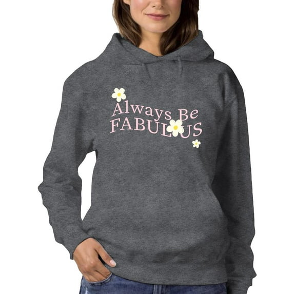 Retro Groovy Daisy Fabulous Hoodie Women -Image by Shutterstock, Female 4X-Large