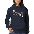 thumbnail image 1 of Retro Groovy Daisy Fabulous Hoodie Women -Image by Shutterstock, Female Large, 1 of 4