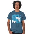thumbnail image 1 of Retro Groovy Home Sweet Smurf Cartoon Men's Graphic T Shirt Tees Brisco Brands S, 1 of 6