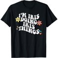 thumbnail image 1 of Retro Groovy Im IRIS Doing IRIS Things Funny Mother's Day T-Shirt, 1 of 4