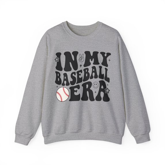 Retro Groovy In My Baseball Era Sweatshirt