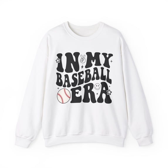 Retro Groovy In My Baseball Era Sweatshirt