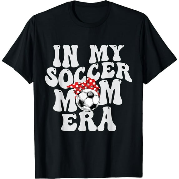 Retro Groovy In My Soccer Mom Era In My Soccer Mom Era T-Shirt