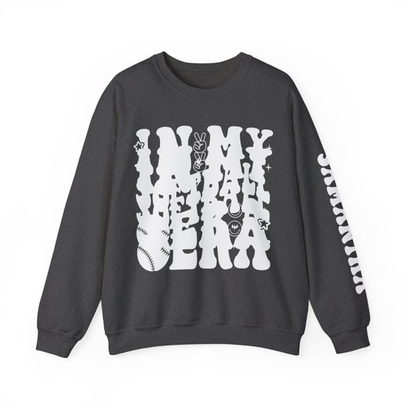 Retro Groovy In My Softball Era Sweatshirt