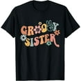 thumbnail image 1 of Retro Groovy Sister Matching Family 1st Birthday Party T-Shirt, 1 of 4