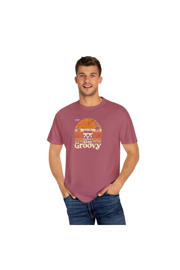 Retro Groovy T-Shirt, Vintage 70s Style Graphic Tee, Music Festival Shirt, Summer Casual Unisex Top, Gift Idea