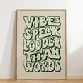 thumbnail image 1 of Retro Groovy Wall Art, Maximalist Print, Green Poster, Retro Quote Print, Art, Wall Decor, Inspirational Print Wall Art, Modern Wall Decor, 8x12 UNFRAMED, 1 of 2