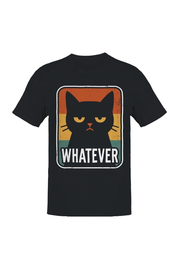 Retro Grumpy Cat "Whatever Men's T-shirt