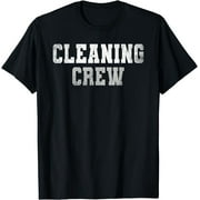 Retro Grunge Cleaning Crew Tee - Classic Custodian Shirt