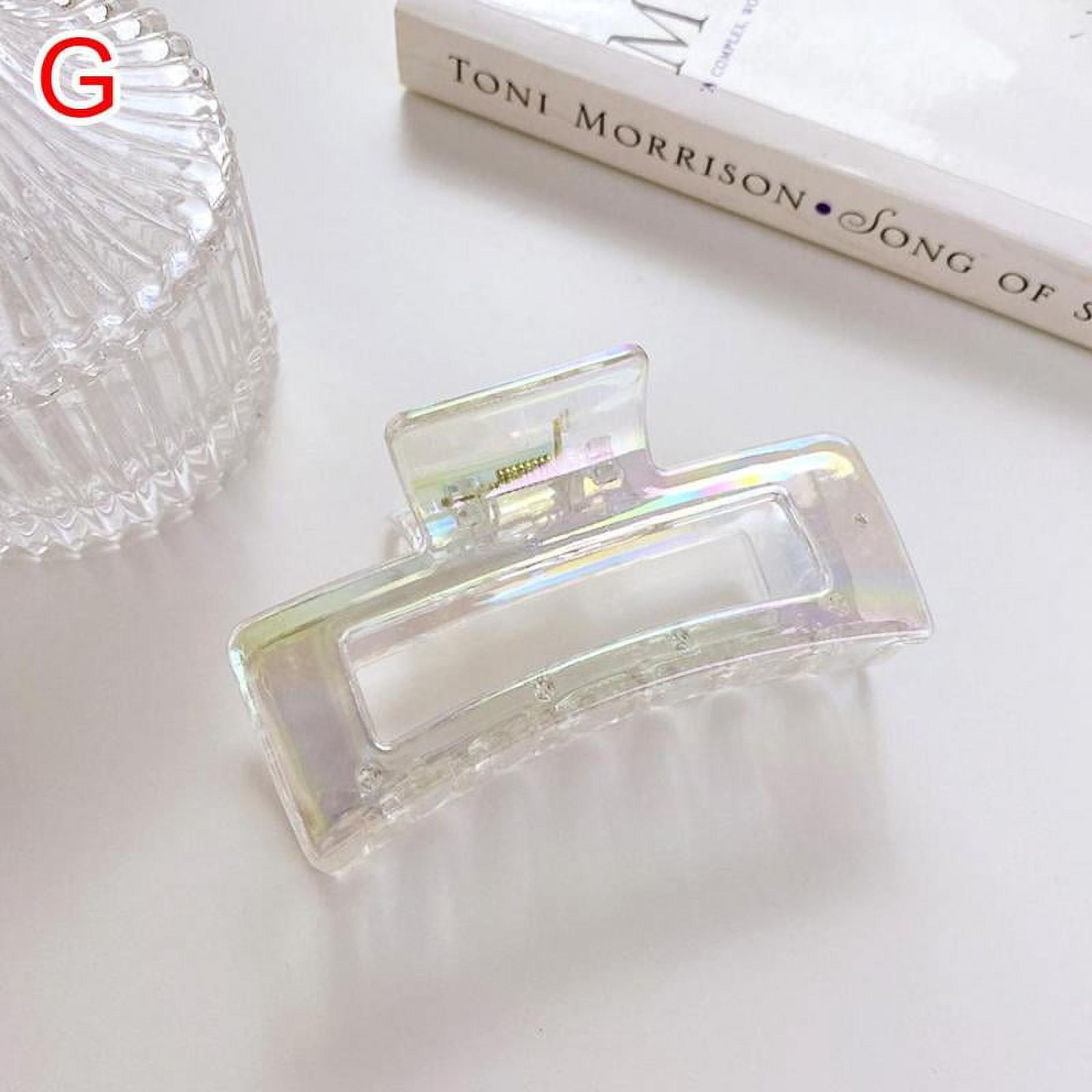 Retro Hair Claw Back Head Pearl Big Clip Girl Hairpin Korean Elegant Temperament Ball Head Shark Clip